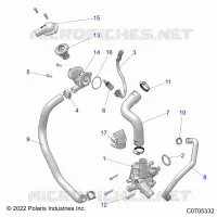 MOTOR, WATERPUMP AND BYPASS