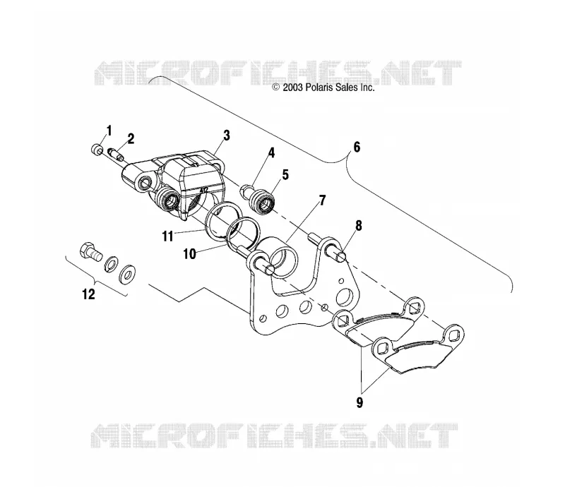 FRONT BREMSE CALIPER