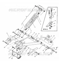 SWING ARM WELDMENT AND  FEDER ASSEMBLY (4913491349021A)