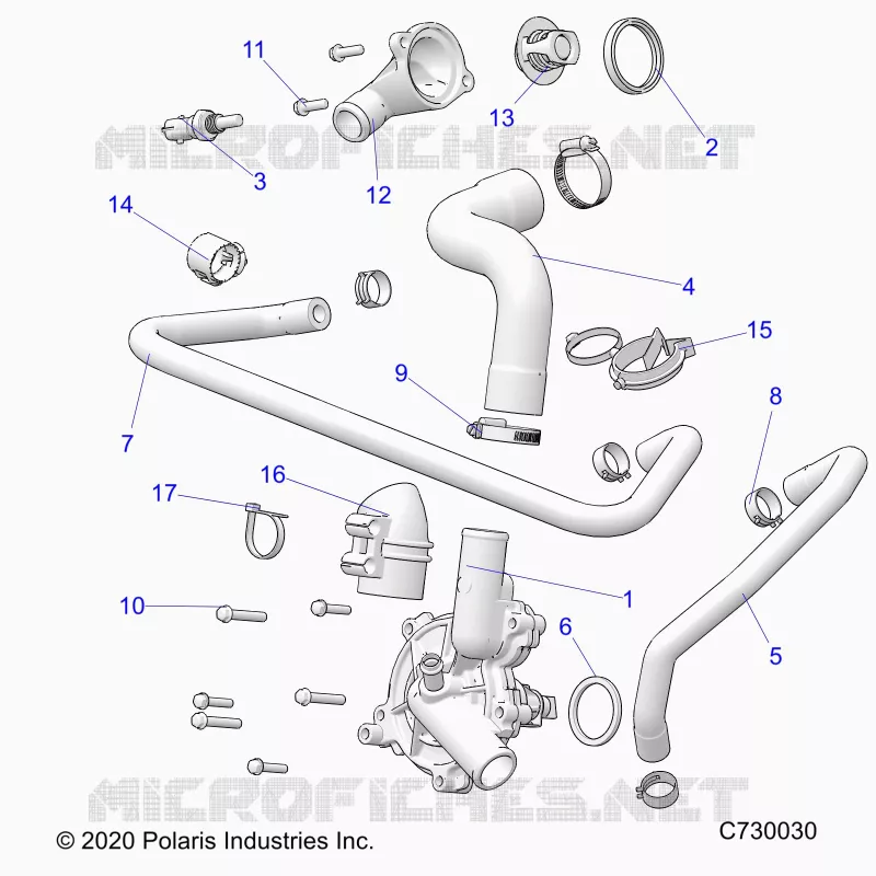 MOTOR, WATERPUMP AND BYPASS