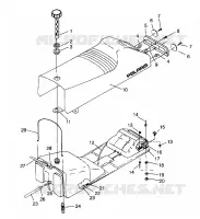 SITZ   GASBEHÄLTER ASSEMBLY SUPER SPORT E940743 (4927372737002A)