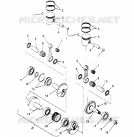 KOLBEN   KURBELWELLE 440 0952760, 440 SKS 0952560,  AND EUROPEAN 440 SKS E (4929032903C010)