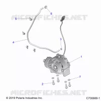 DRIVE TRAIN, FRONT GEARCASE MOUNTING