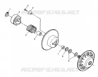 angetriebene Kupplungs SPORT 0980443 and SPORT TOURING 0980243 (4942054205C002)