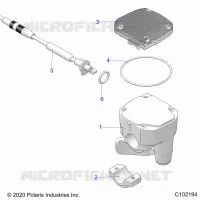 LENKUNG, CONTROLS, THROTTLE ASM. AND CABLE