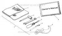 TOOL KIT SPORT 400L W97BA38C AND TRAIL BLAZER W97BA25C (4940124012C007)