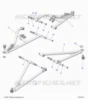 FRONT SUSPENSION CONTROL ARMS