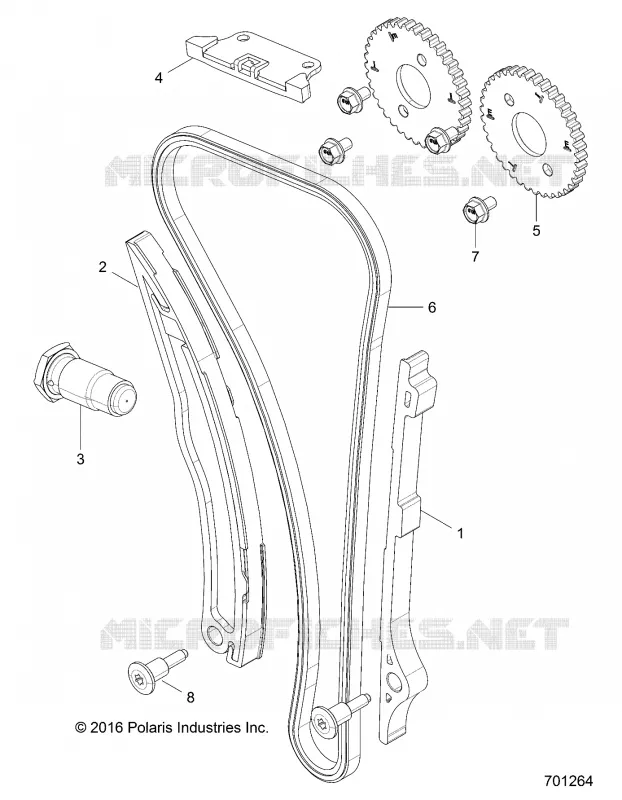 CAM CHAIN AND SPROCKET