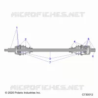 ANTRIEB, FRONT HALF SHAFT