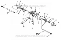 HINTER Drehmomentarm LITE GT 0943133 and STARLITE GT 0943127 (49250125010020)