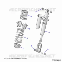 SUSPENSION, FRONT SHOCK MOUNTING