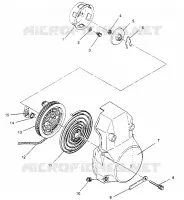 RÜCKZUG ANLASSER ASSEMBLY CLASSIC 0952865 (4929072907D001)