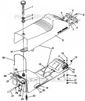 SITZ   GASBEHÄLTER ASSEMBLY 500 EFI 0942774 and EFI SKS 0942574 (4924982498002A)