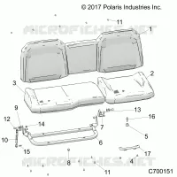 SITZ ASM. REAR