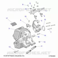 ENGINE, LUFTEINLASS MANIFOLD