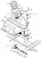 TREIBSTOFF TANK Scrambler 400L W97BC38C (4939893989A012)