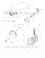 MOTOR, KURBELWELLE, KOLBEN AND BALANCE SHAFT