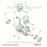 ENGINE, PISTON AND KURBELWELLE