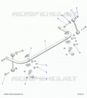 SUSPENSION, STABILISATORSTANGE, REAR