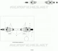 DRIVE TRAIN, GETRIEBE VORNE SHAFT