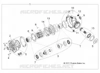 ANTRIEB, FRONT GETRIEBEGEHÄUSE INTERNALS