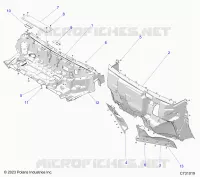 HAUBE LINER AND FRONT CLOSEOFF