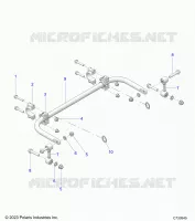 SUSPENSION, REAR STABILISATORSTANGE