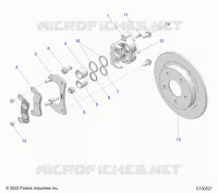 BRAKES, BREMSZANGE HINTEN