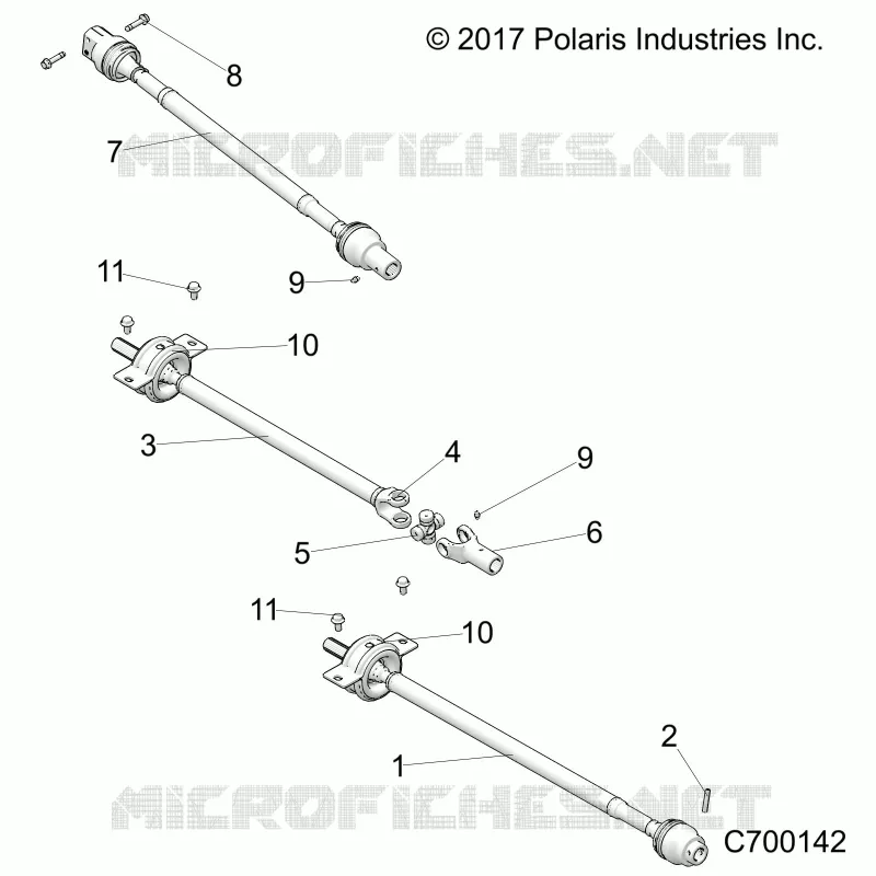 ANTRIEB, FRONT, MID, REAR PROP SHAFT