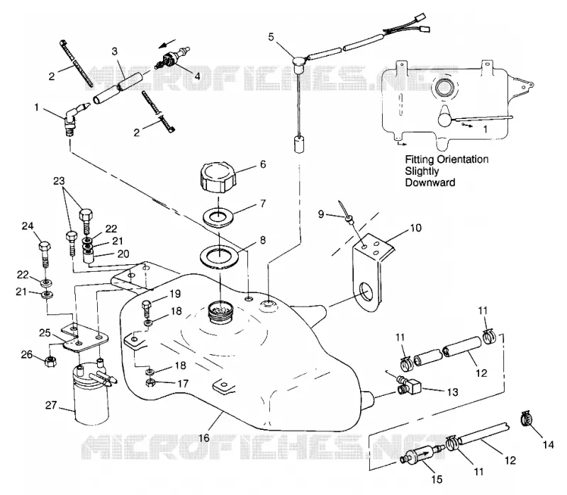 ÖLTANK SL 780 B974088 and Intl. SL 780 I974088 (4940924092A012)