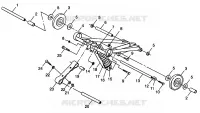 FRONT Drehmomentarm WIDETRAK LX 0982065 and EUROPEAN WIDETRAK LX E982065 (4943884388B006)