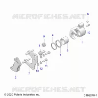 BRAKES, BRAKE BREMSZANGE VORNE