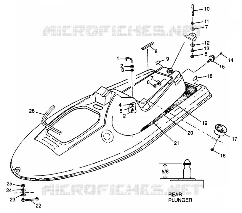 HULL   BODY SLT 700 B974572 (4941124112A006)