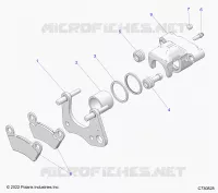 BRAKES, BREMSZANGE HINTEN