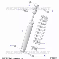 SUSPENSION, FRONT SHOCK