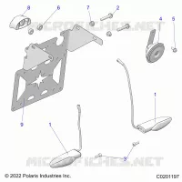 ELEKTRIC, TURN SIGNALS, HORN, AND LICENSE PLATE LIGHT