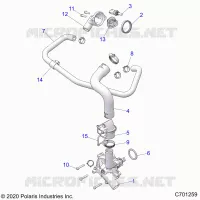 MOTOR, WATERPUMP AND BYPASS