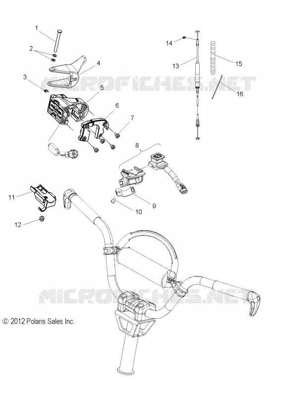 MOTOR, DROSSELN CONTROL ASM.