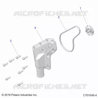 MOTOR, WATERPUMP IMPELLER AND COVER