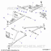 FRONT SUSPENSION CONTROL ARMS