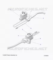 VORDERBREMSE BRAKE LEVER AND MASTER CYLINDER