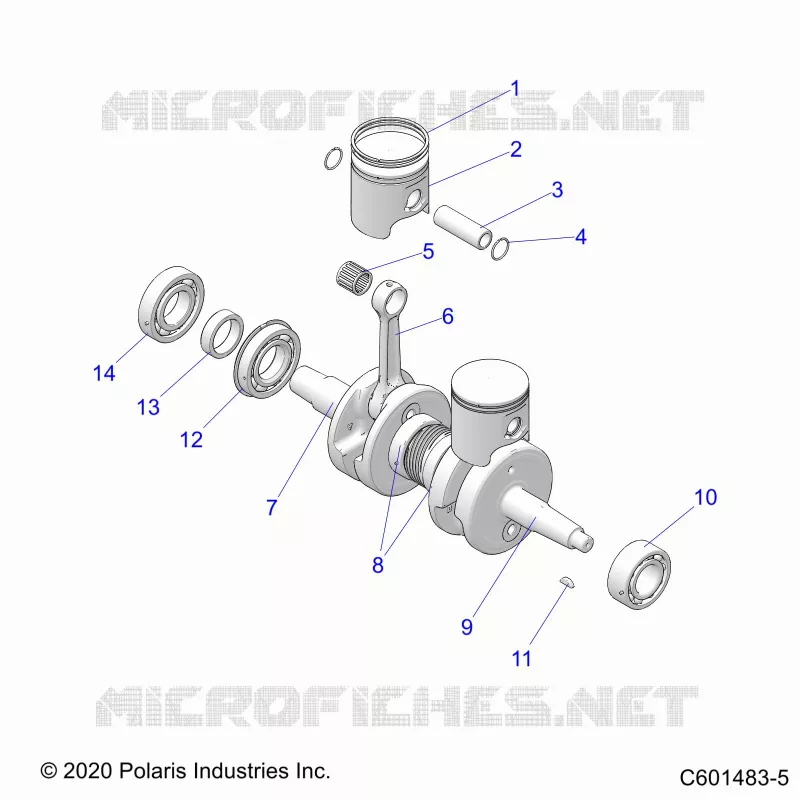 ENGINE, PISTON AND KURBELWELLE