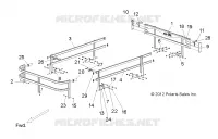BED STAKE SEITEN, HINGED