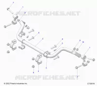 SUSPENSION, REAR, STABILISATORSTANGE