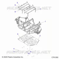 CHASSIS, MAIN FRAME AND SKID PLATES