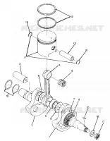KURBELWELLE AND PISTON ASSEMBLY (4917731773042A)