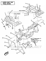 FRAME ASSEMBLY WITH RACKS-TRAIL BOSS (4911701170004A)