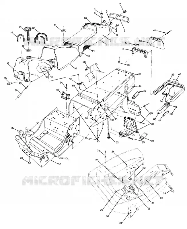 CHASSIS AND SITZ TRAIL UPDATED 2/90 (4916831683001A)