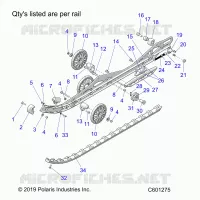 SUSPENSION, RAIL BEAM LH/RH