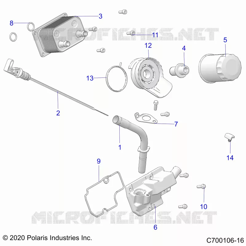 ENGINE, DIPSTICK & OIL FILTER
